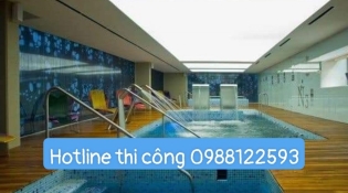 trần barrisol tại bể bơi