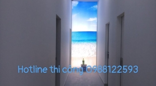 vách 3d tại thẩm mỹ viện cao cấp