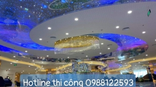 trần xuyên sáng vũ trụ tại căn hộ mẫu của ĐẤT XANH GROUP