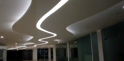 DỰ ÁN ĐÈN XUYÊN SÁNG DÀI 34M KHÔNG NỐI TẠI BỆNH VIỆN HẠNH PHÚC
