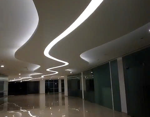DỰ ÁN ĐÈN XUYÊN SÁNG DÀI 34M KHÔNG NỐI TẠI BỆNH VIỆN HẠNH PHÚC