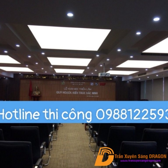 trần xuyên sáng tại phòng họp cao cấp