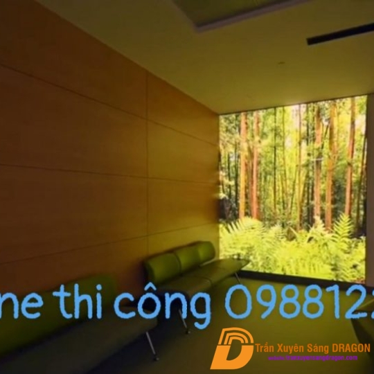  vách xuyên sáng  khu vực khách chờ của bệnh viện cao cấp