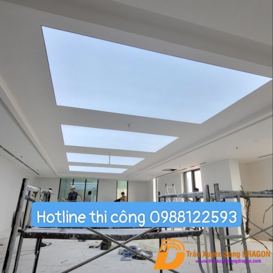 đèn xuyên sáng trắng tại phòng họp Bình Thạnh TPHCM