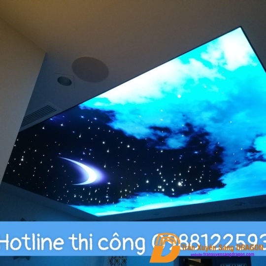Trần sao phòng ngủ tại ngôi nhà thông minh Rạch Giá Kiên giang