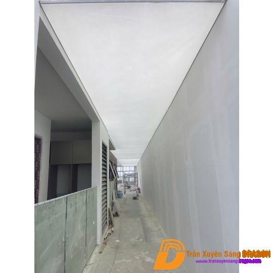 trần barrisol tại không gian nhà mẫu Đất Xanh Group Q2
